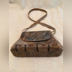 Vintage Jane Yoo Wearable Art Boho Handbag